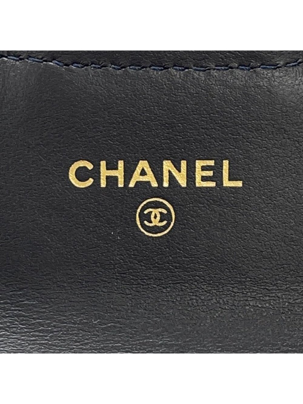 Chanel Card Case Quilted Classic CC Logo Denim Business Holder - Picture 7 of 9